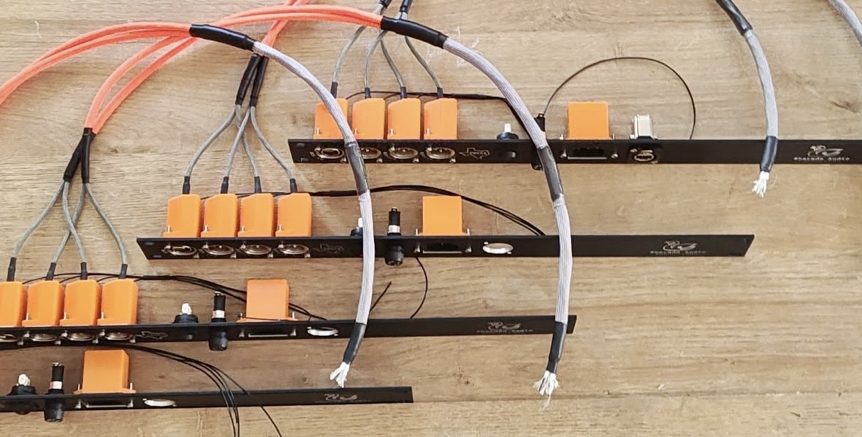 Finished I/O panels for custom audio enclosures