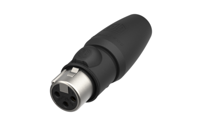 Neutrik TOP Series heavy-duty female XLR connector used on the AES Digital Cable