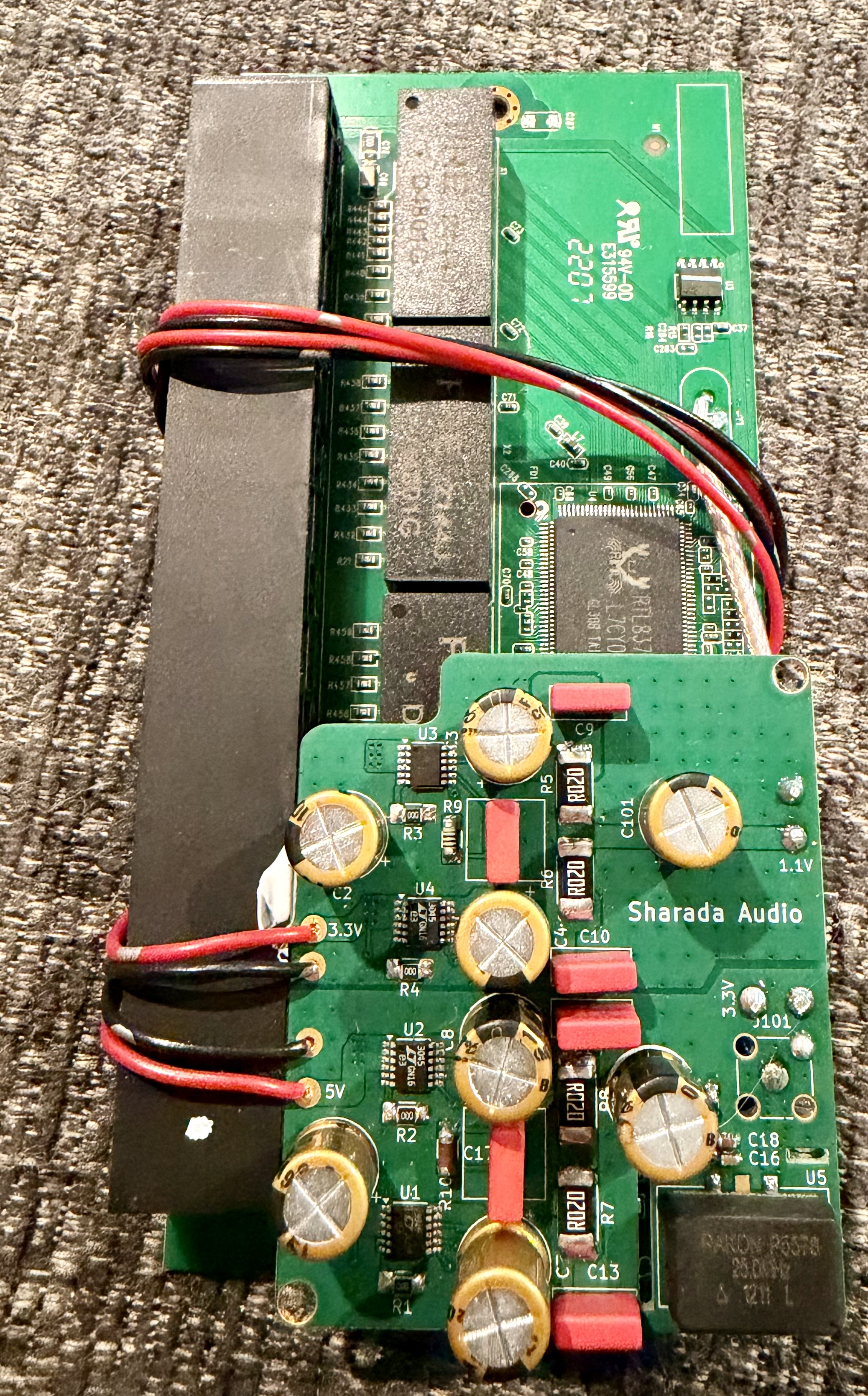 Ethernet Regenerator board detail