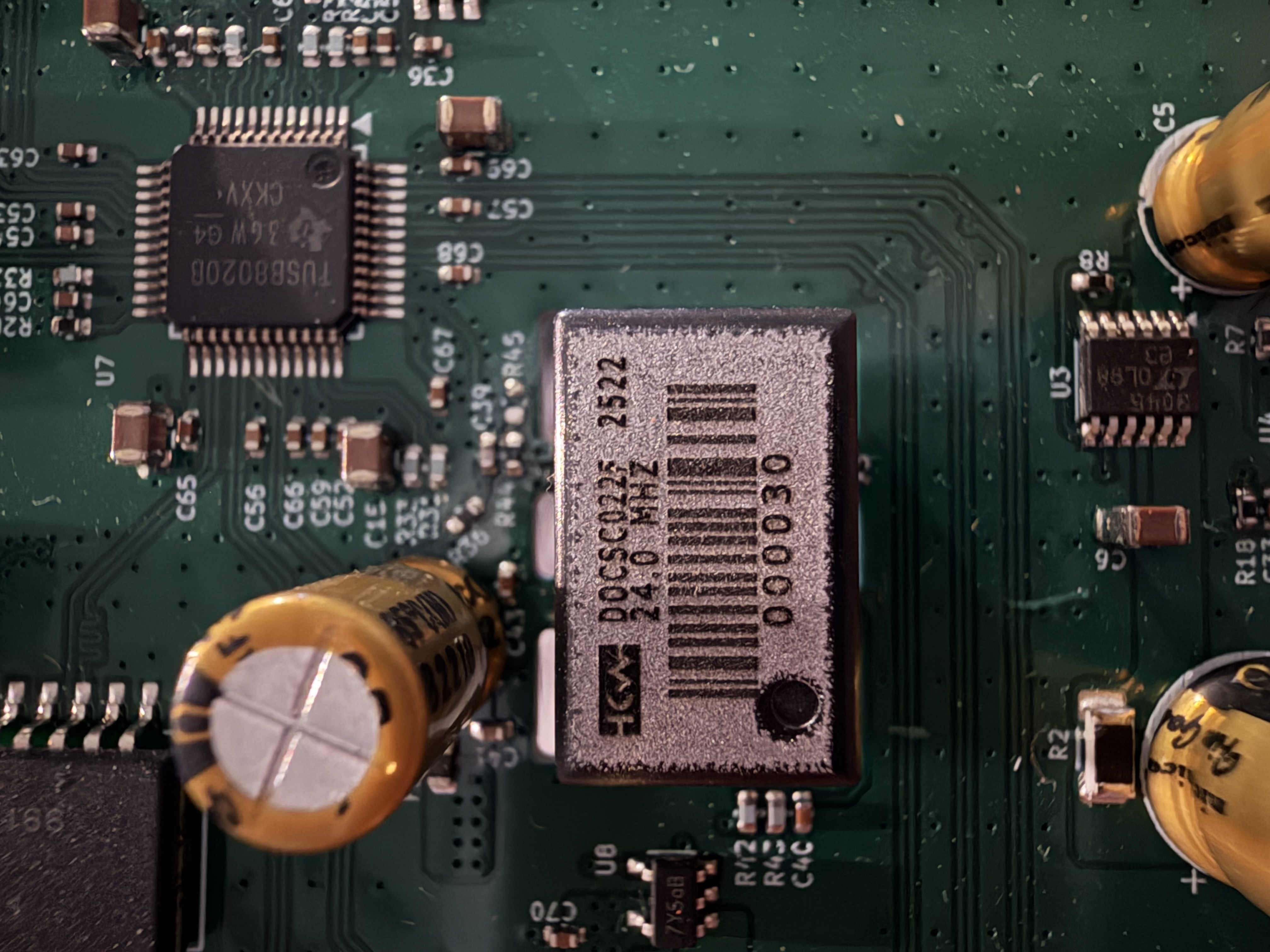 Precision 24.0 MHz OCXO detail