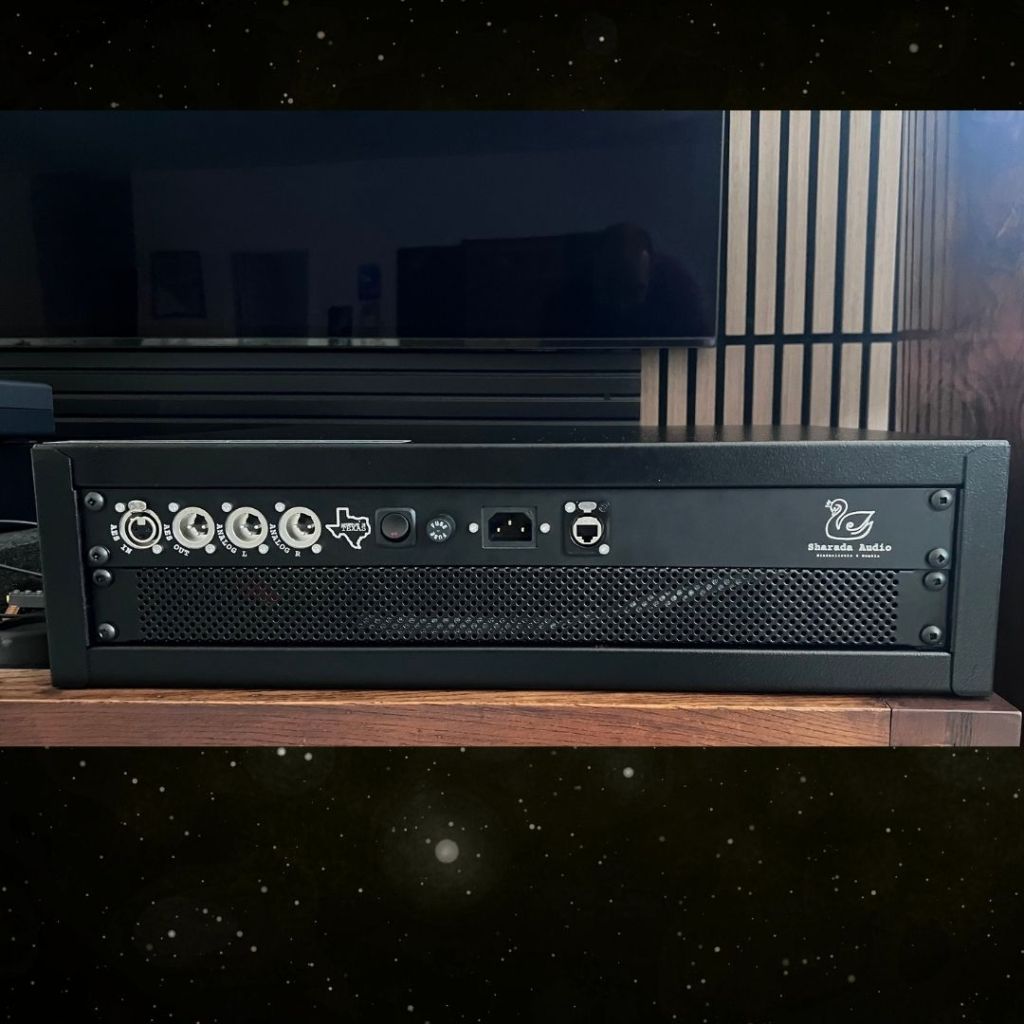 Sharada Audio AES Streamer in Metal Enclosure - Back Panel